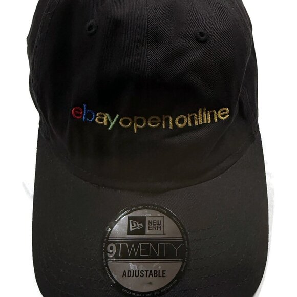 Ebay Open Online Logo 2021 Baseball Hat Cap Adjustable Black New Era 9Twenty - Picture 5 of 7